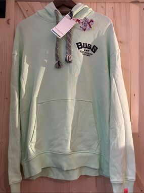 Scotch & Soda Mint Green 'BUGS' Pullover Hoodie